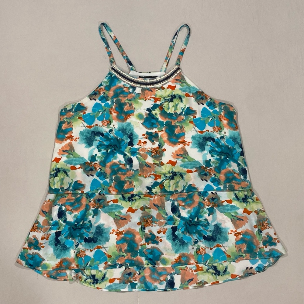 Iz Byer Multicolor Floral Blouse